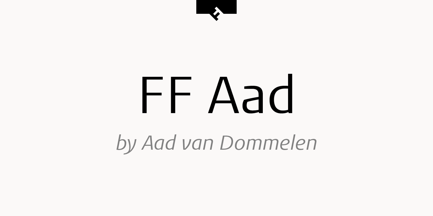 Przykład czcionki FF Aad Pro
